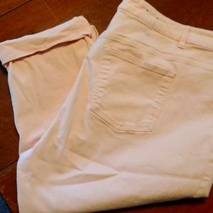 Chaps Brand, Size 22w, Light Pink Capris. - image 1